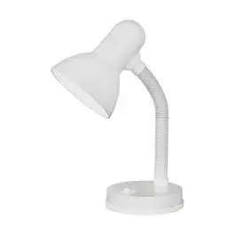 Eglo Tafellamp Basic Staal Wit | Geschikt voor 1x E27 bij Lampdirect