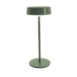 Eglo Tafellamp Simeri Solar Staal Groen 3W 250lm - 830-860 Afstembaar Wit | IP44 - Aanraak dimbaar - USB-C bij Lampdirect