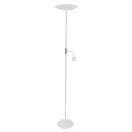Eglo Vloerlamp Conivarino Staal Wit 30.5W 3150lm - 827 Zeer Warm Wit | Dimbaar bij Lampdirect