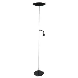 Eglo Vloerlamp Conivarino Staal Zwart 30.5W 3150lm - 827 Zeer Warm Wit | Dimbaar bij Lampdirect