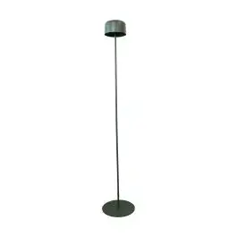 Eglo Vloerlamp Roccanova-L Solar Staal Groen 2W 270lm - 830 Warm Wit | IP44 - Aanraak dimbaar - USB-C bij Lampdirect