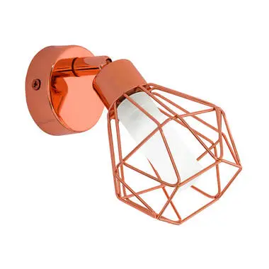 EGLO Zapata Wandlamp - G9 - Ø 6 cm - Koper bij Leen Bakker