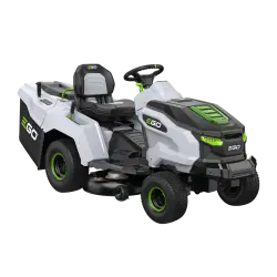 Ego accu zitmaaier tr3800e-b incl achtervanger nu met gratiis 4 x 10 ah accu bij Stoop / EGO Shop (egoshop.nl)