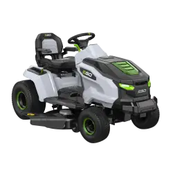 Ego accu zitmaaier TR4200E met zij-uitworp 107cm nu met 4 x gratis 10 ah accu bij Stoop / EGO Shop (egoshop.nl)