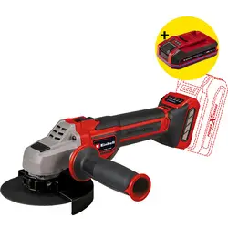 Einhell TP-AG 18/125 CE Li Q Solo accu haakse slijper (body) 18V Li-ion bij Toolstation Nederland