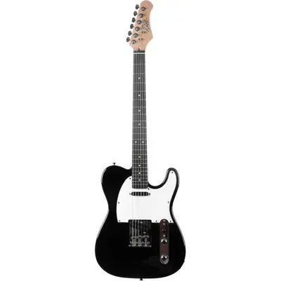EKO TL300 T-Style Elektrische Gitaar Black bij VDS Instrumenten