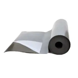 Elastilon Strong ondervloer 3 mm - Rubber met kleeflaag - Hoge Dichtheid 50kg per m3 - 0.038 W/mK - 25 m2 per rol bij Kwaliteitparket