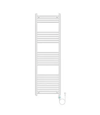 Elektrische Handdoekradiator Glans Wit 160x50cm 900Watt met Smart Wifi - programeerbaar bij Sani4Comfort
