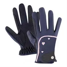ELT METROPOLITAN HEART RIJHANDSCHOENEN, KINDEREN Donkerblauw bij De Kroo Ruitersport