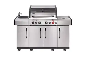 Enders Kansas II Pro 4 SIK Profi Turbo Gas barbecue bij BBQtime.nl