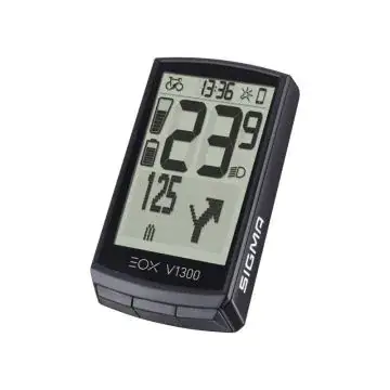 Eox fietscomputer View 1300 ebike ready draadloos zwart bij Fietsonline