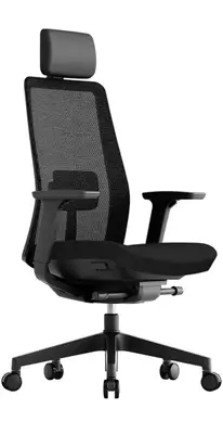 ERGONICE® K10 BUREAUSTOEL ZWART bij KantoorArtikelen.nl