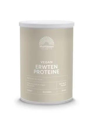 Erwten Proteine Poeder Naturel (350 gram) bij Vitaminadviceshop