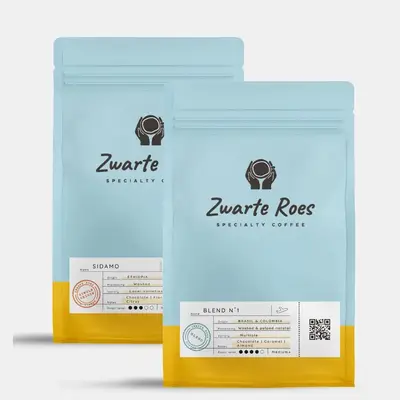 Espresso Tasting Box (2x 250g) bij Zwarte Roes Specialty Coffee