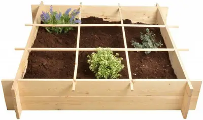 Esschert Design moestuinbak 100 x 100 x 20 cm bij Intratuin