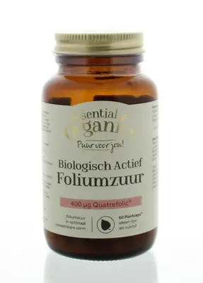 Essential Organics Puur Biologisch Actief Foliumzuur bij Vitatheek