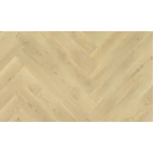 Esta Parket 14002 Pure Line Eiken Visgraat Houten Vloer Multiplank Prime AB Parket Extra Mat Lak 5% - Geborsteld - 4-zijdige vellingkant - 14/3 x 100 x 700mm - 1.68m2 bij Kwaliteitparket