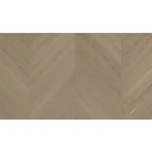 Esta Parket 15503 Nova Eco Elite Prime Sandstone Eiken Hongaarse Punt Houten Vloer Lamelparket Extra Mat Lak 5% - Licht Geborsteld - 4-zijdige Micro vellingkant - 13/3 x 120 x 675mm - 1.944m2 bij Kwaliteitparket