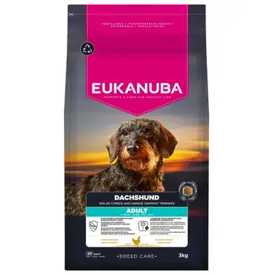 Eukanuba Breed Specific Teckel Hondenvoer 3 kg bij Zooplus