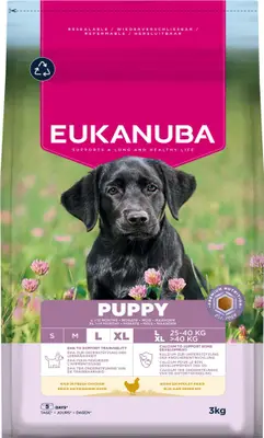 Eukanuba Puppy Large/Extra Large - Hondenvoer - 3 Kilogram - kip bij Welkoop