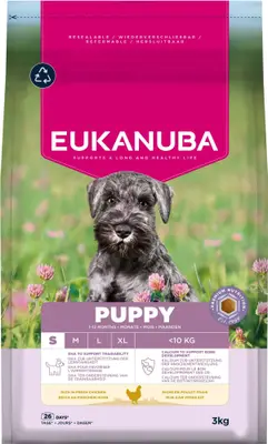 Eukanuba Puppy Small - Hondenvoer - 3 Kilogram - kip bij Welkoop