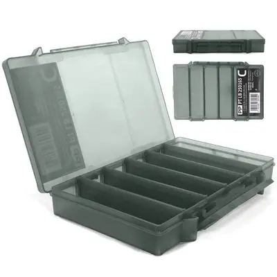 Eurocatch Pro-Tackle LureBox- Viskoffer - 25G Verticaal 25x16x3,6cm Grey bij Raven Hengelsport