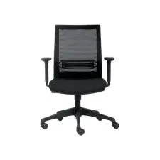 Evora Bureaustoel Zwart bij Office1