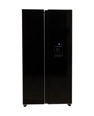 EXQUISIT SBS239-WS-EB Amerikaanse koelkast - Vrijstaand - Breedte 90 cm - Hoogte 177 cm - 288 l - 177 cm bij MediaMarkt