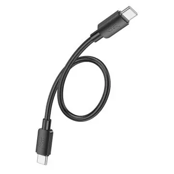 Extra korte (25cm) USB-C naar USB-C kabel - 60W/3A bij Mobile Supplies