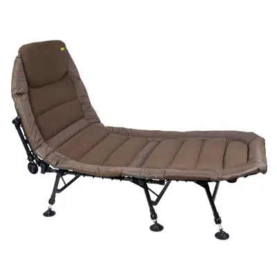 Faith Big One Bedchair XXL - Stretcher extra groot en stevig - 220x90cm - Tot 130Kg - 8 poten bij Raven Hengelsport