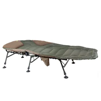 Faith Hustler X-High Bedchair - Extra Hoog - 6-Leg - 210x90x60cm bij Raven Hengelsport