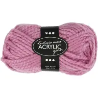 Fantasia maxi acryl wol roze 50gr 35 meter bij Creaknutselen