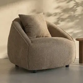 Fauteuil met ronde rugleuning bij LUMZ