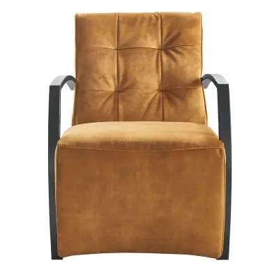 Fauteuil MetalCognac bij Pronto Wonen