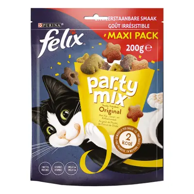 Felix Party Mix Original - Kattensnack - 200 Gram - lever, kip bij Welkoop