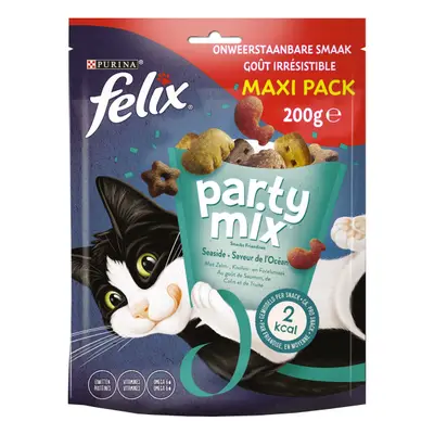 Felix Party Mix Seaside - Kattensnack - 200 Gram - forel, zalm bij Welkoop