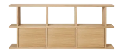 Ferm Living Kona Bookcase Boekenkast Natural Oak bij fonQ