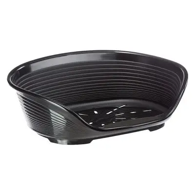 Ferplast Hondenmand Siesta Deluxe Zwart Maat 4: L 61,5 x B 45 x H 21,5 cm bij Bitiba
