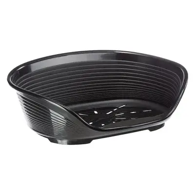 Ferplast Siesta Deluxe mand zwart L 93,5 x B 68 x H 28,5 cm - Ferplast Hondenmand Siesta Deluxe Zwart bij Zooplus