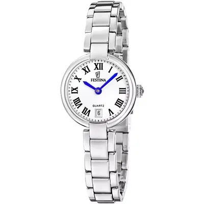 Festina F20784-2 dameshorloge Mademoiselle Staal bij JuweliersWebshop