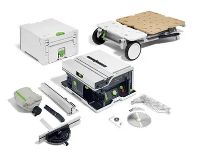 Festool CSC SYS 50 EBI-BASIC-SET ZAAGTAFEL SYSTAINER bij Gereedschappelijk