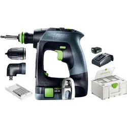 Festool CXS LI 2,5 set accu schroefboormachine 10,8V 2,5Ah Li-ion bij Toolstation Nederland