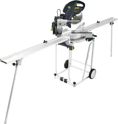 Festool KS 120 REB-SET-UG AFKORTZAAG + ONDERSTEL + AANSLAGEN bij Gereedschappelijk