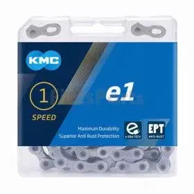 Fietsketting E-Bike Zonder Derailleur KMC E1 EPT 1/2 x 3/32 - 110 Sch. bij FietsParts