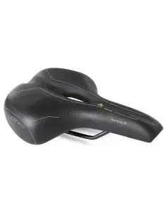 Fietszadel Selle Bassano Suprema 5zone EL Heren met elastomere demping - zwart bij Fietsonderdeel.com
