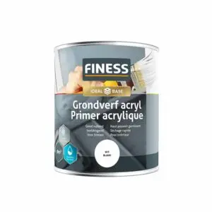 Finess Grondverf Acryl Zwart bij Verf-plaza.nl