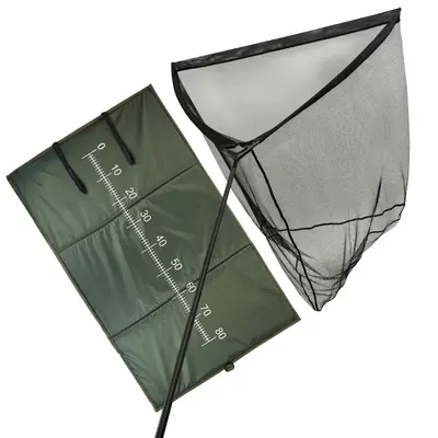 Fish-Xpro Carp Landings set - Karpernet met Onthaakmat - karperschepnet bij Raven Hengelsport