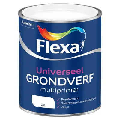 Flexa Grondverf Multiprimer Alkyd - Wit bij Verfwinkel.nl