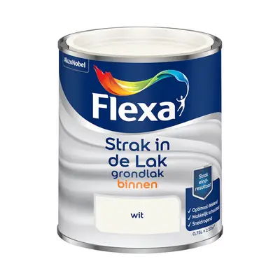 Flexa Strak in de Lak Grondverf 750ml - Wit bij Verfwinkel.nl