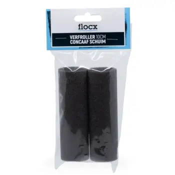 Flocx Verfroller Concaaf Schuim 10CM 2ST bij Verfcompleet.nl